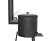 Печь под казан 12 литров "Кайзер-12Т" с дымоходом (d=40см)